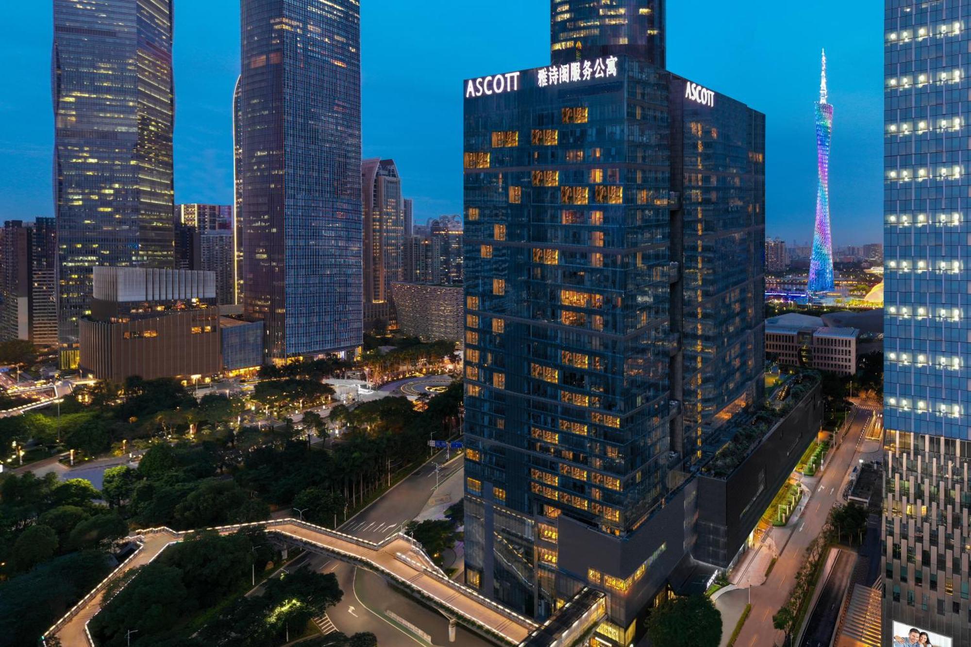 Ascott Ifc Guangzhou Apartment Exterior foto